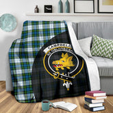Campbell Dress Tartan Crest Blanket Wave Style